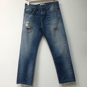 CURRENT/ELLIOTT JEANS MEN 29 WOMEN 26 SELVEDGE DENIM THE CROSSOVER UNISEX